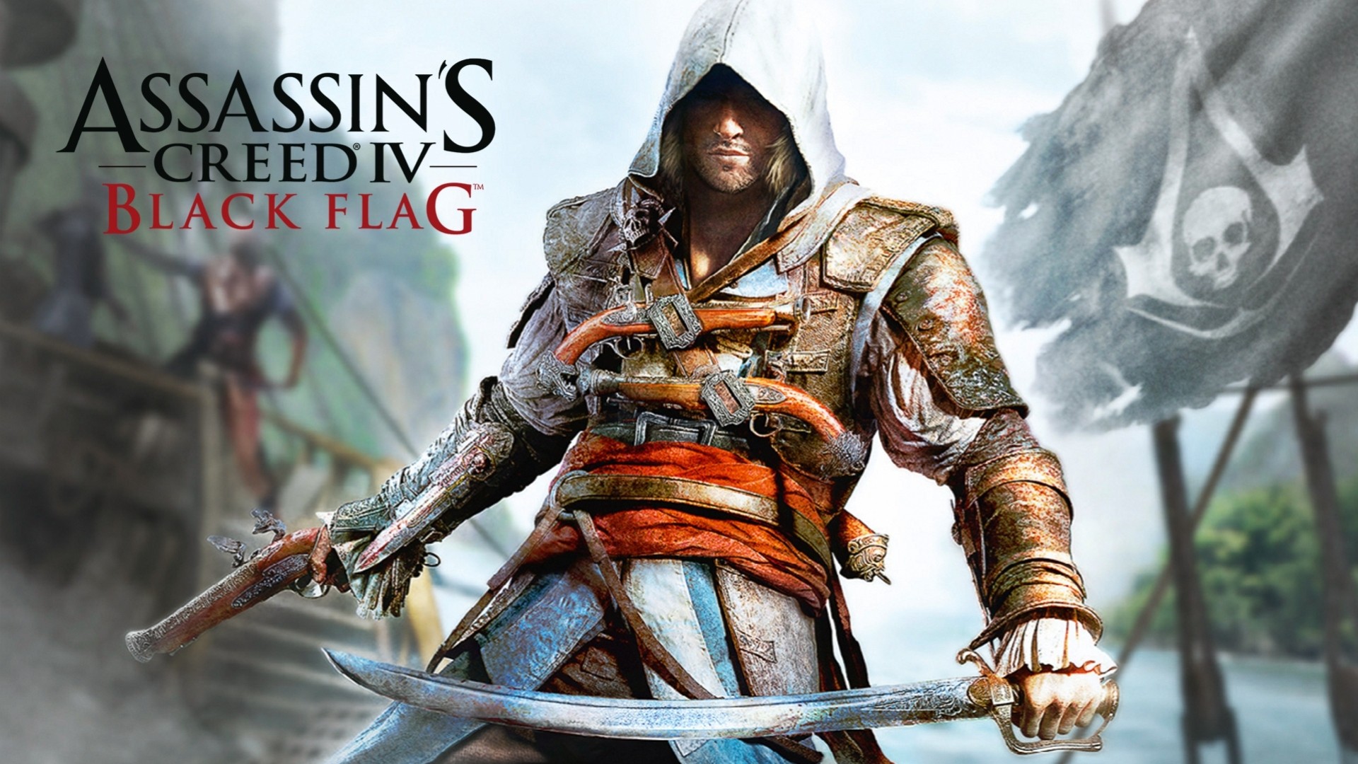 drapeau assassins creed noir