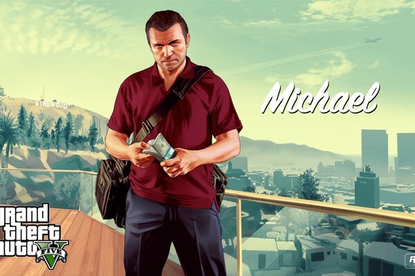 Gta grand theft auto. персонаж michail