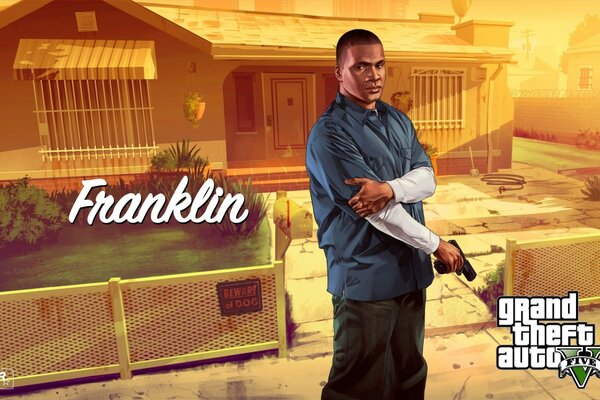 The character of the GTA Franklin game