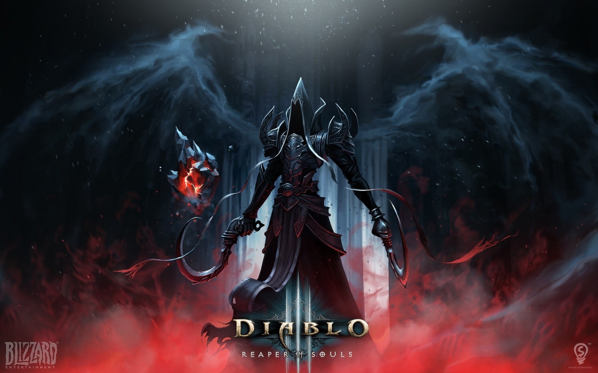 czarne tło napisy rpg buran dark fantasy diablo