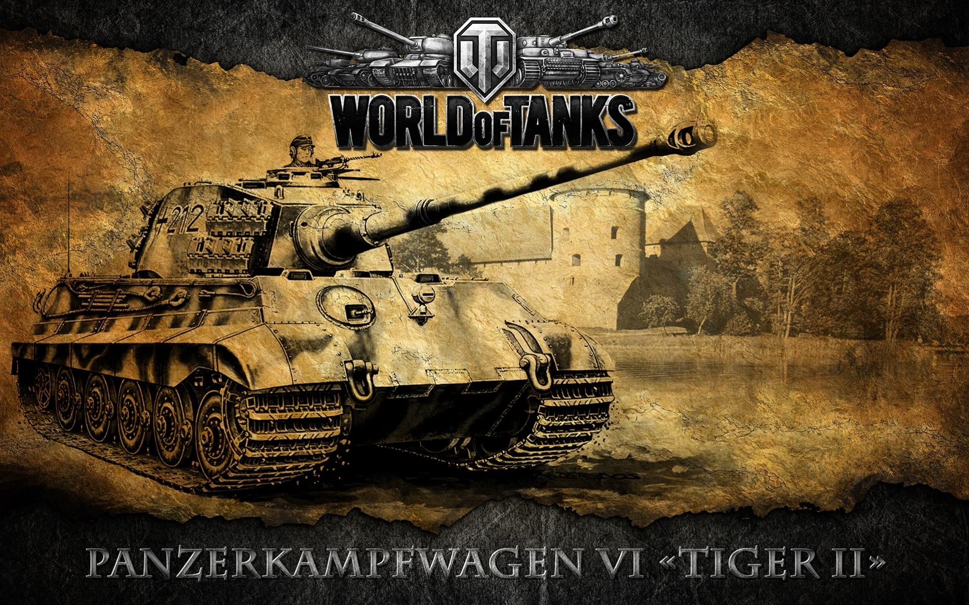 tank tiger 2 world of tanks wot attack