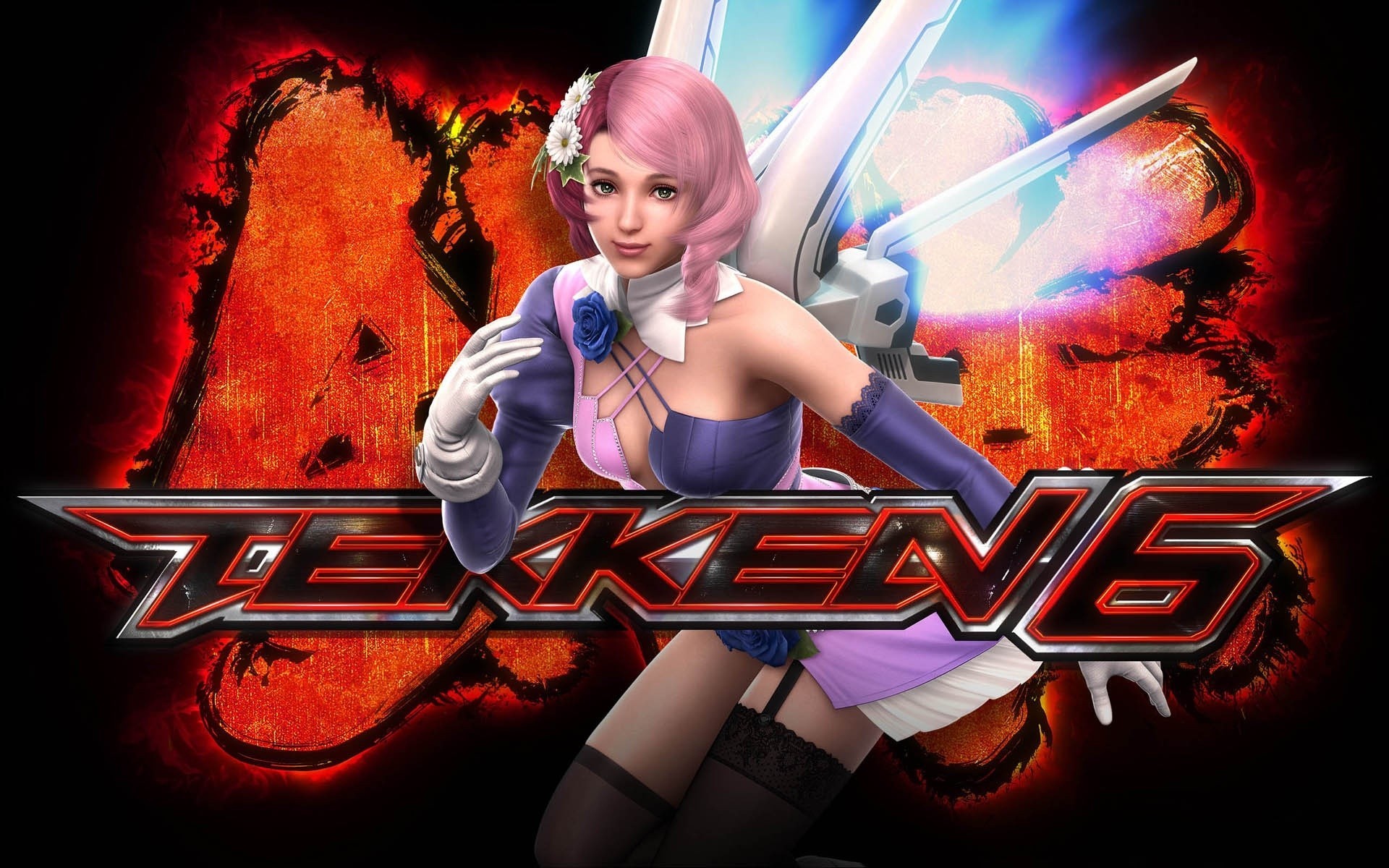 tekken anime kampf schriftzug