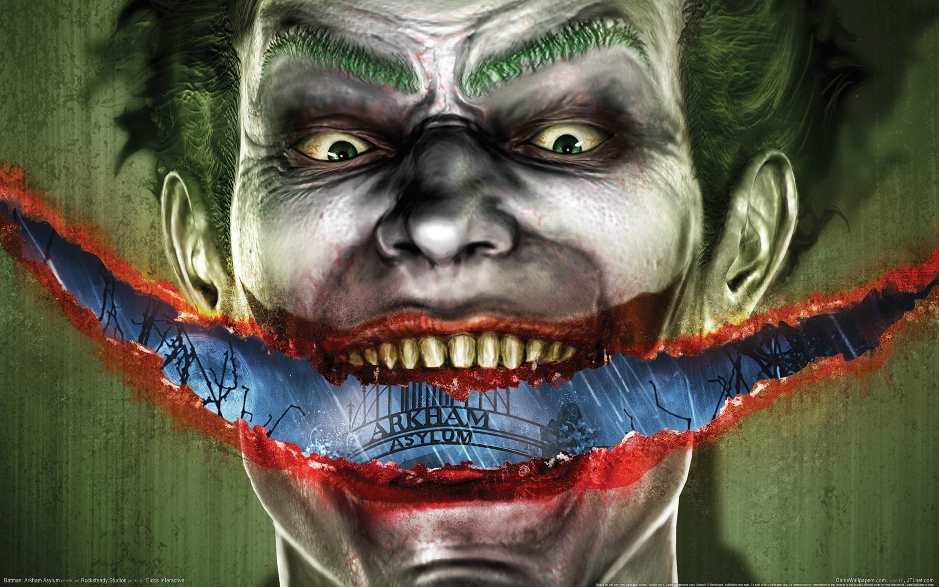 batman joker game make-up