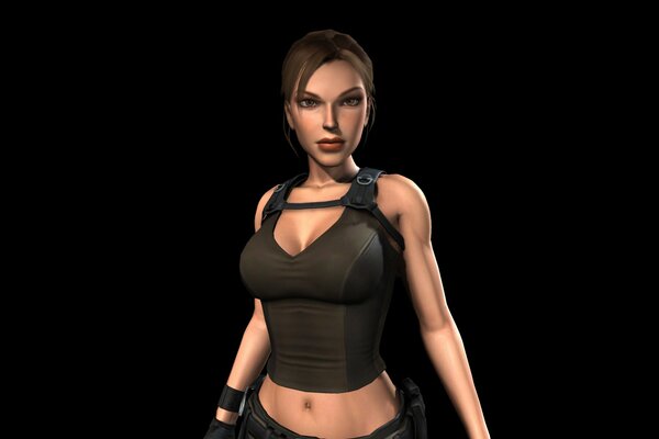 Lara Croft from the old game