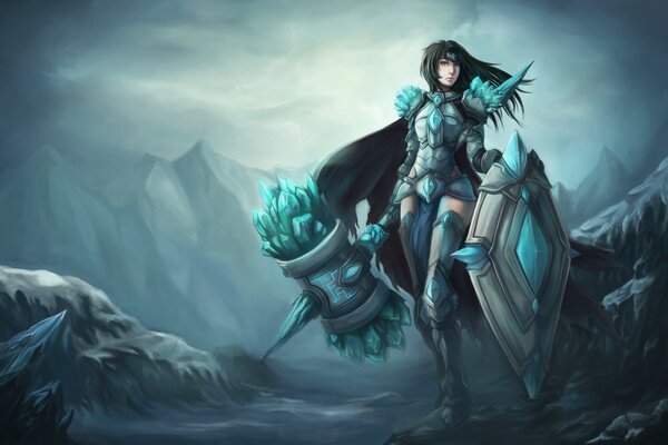 Anime woman from League of Legends