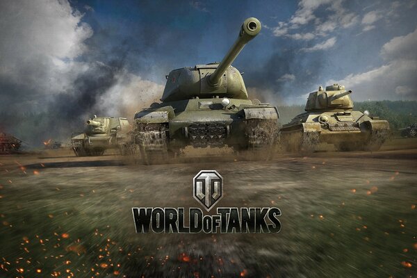 Portada del juego World of Tanks con logo