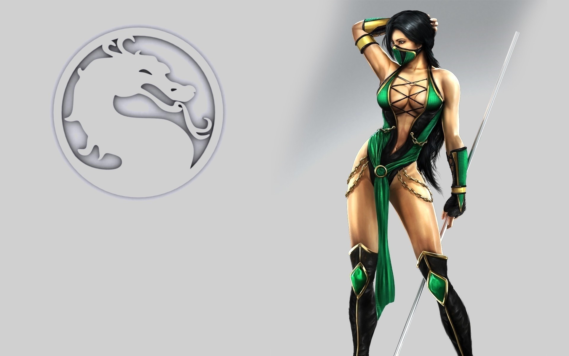 arte mortal kombat gioco giada