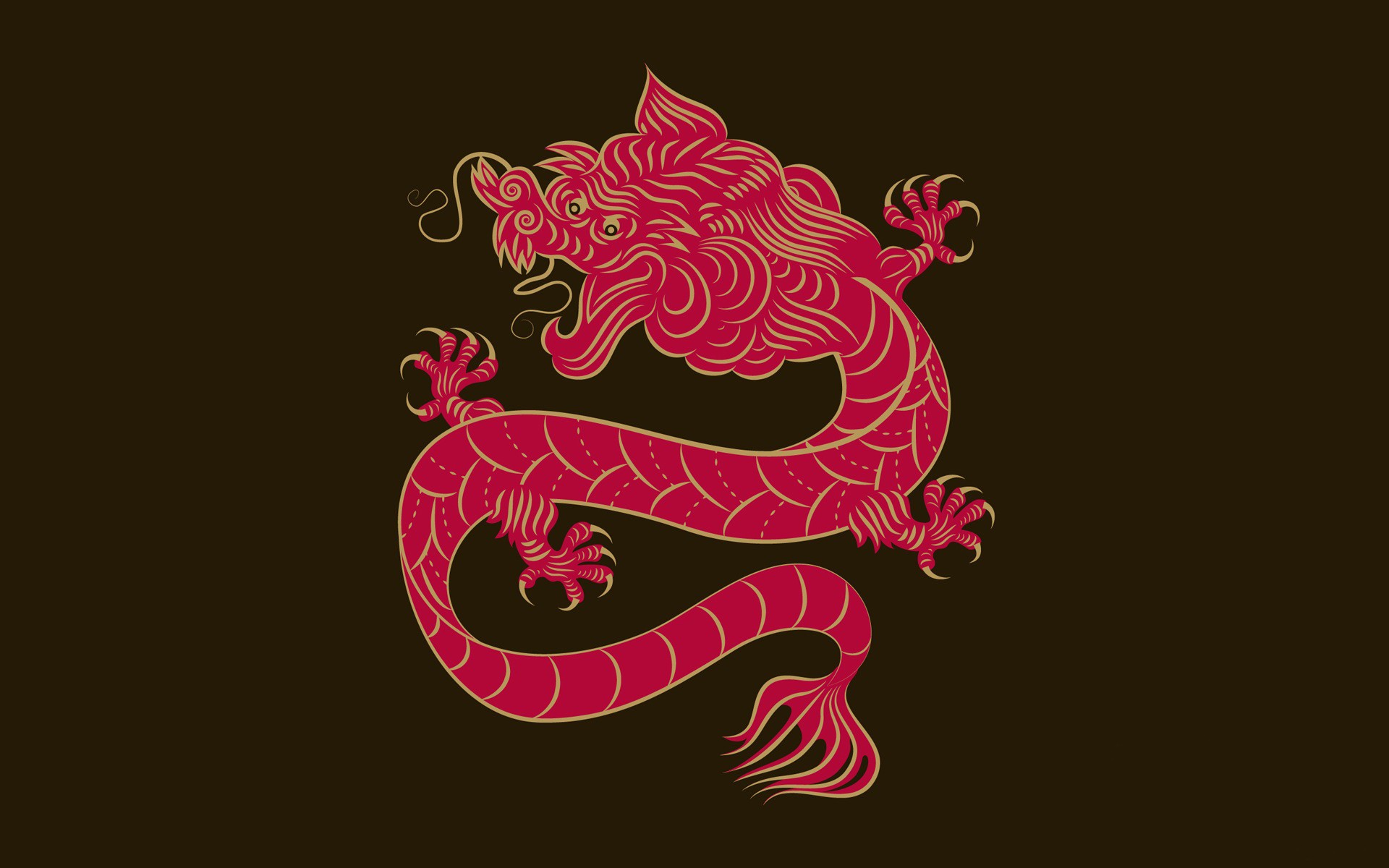 dragon chine ornement