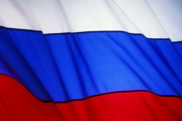 Drapeau tricolore de la Fédération de Russie