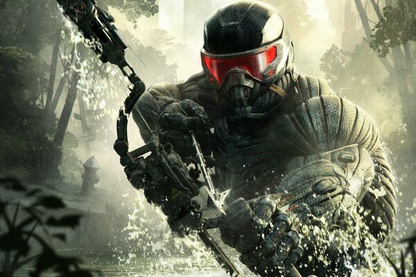 A character in the crysis video game