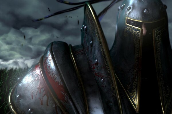 El caballero de metal en sangre de Warcraft 3