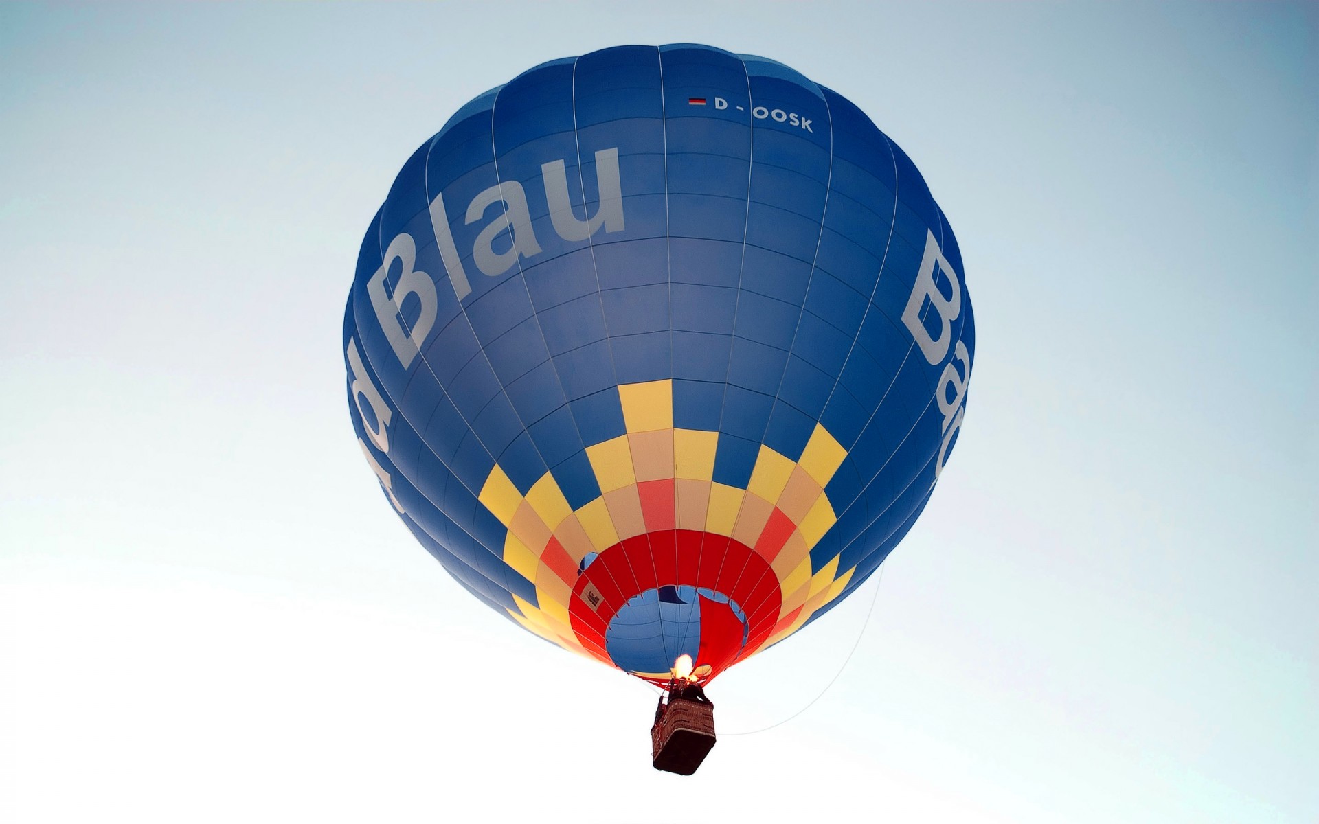 cielo palloncino blu