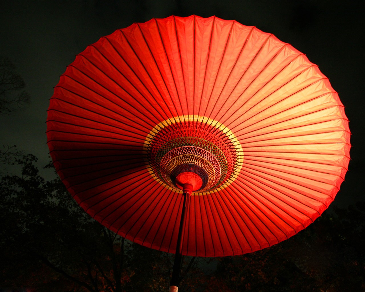 parasol czerwony japonia