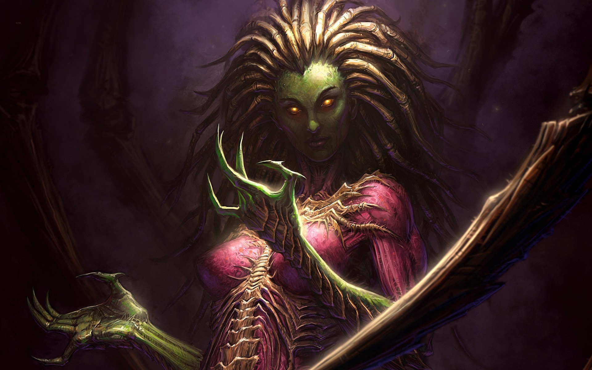 queen of blades sarah kerrigan starcraft fantasy storm