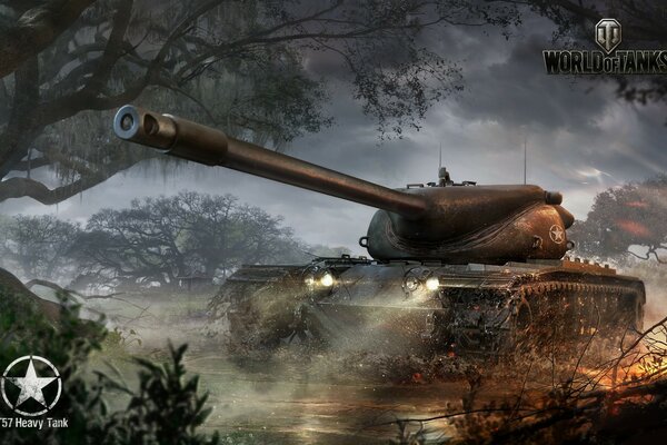 Image du réservoir du jeu World of tanks