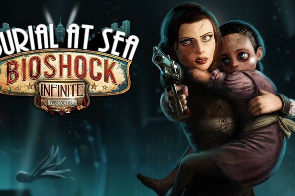 Image of the main characters of the game bioshock