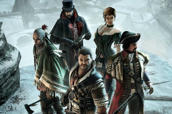 Wallpaper art for the desktop assassin s Creed 3