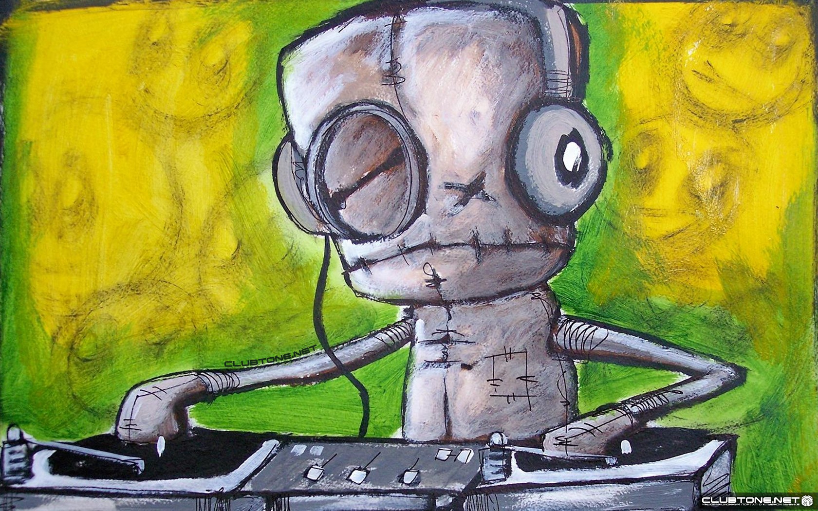 music dj painted