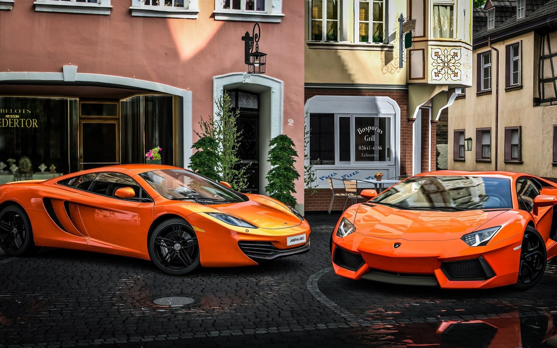 arancione super car gioco lamborghini aventador mclaren screenshot