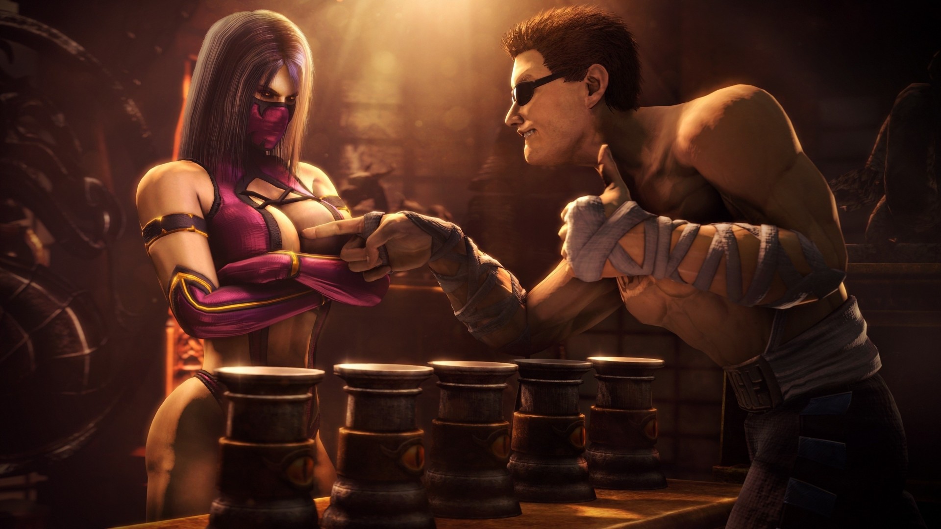 kunst johnny cage milena spiel mortal kombat