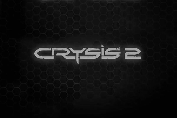 Crysis 2 game logo on a black background