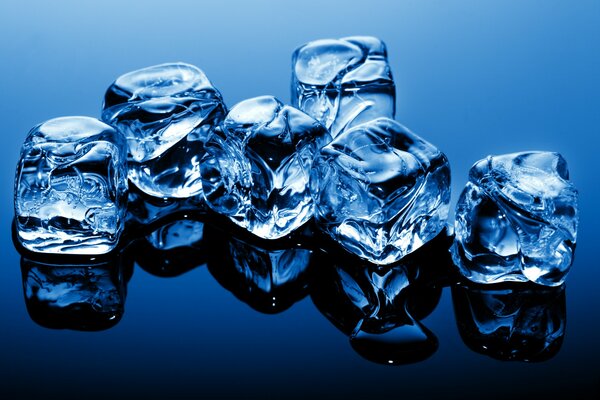 Beautiful image of ice cubes