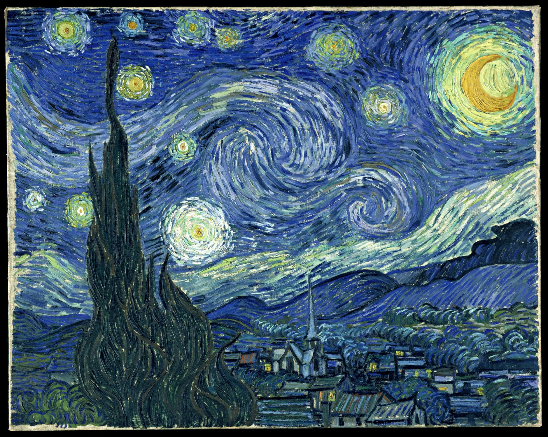 vincent van gogh sternenhimmel nacht