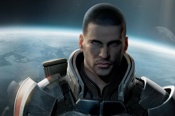 Mass effect 3 auf Plonet Hintergrund