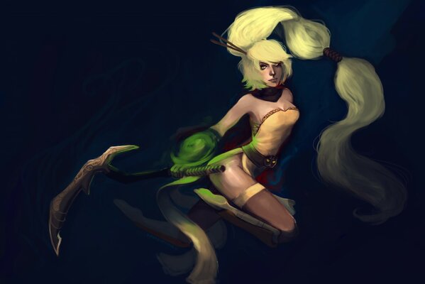 Imagen de una chica del juego League of Legends