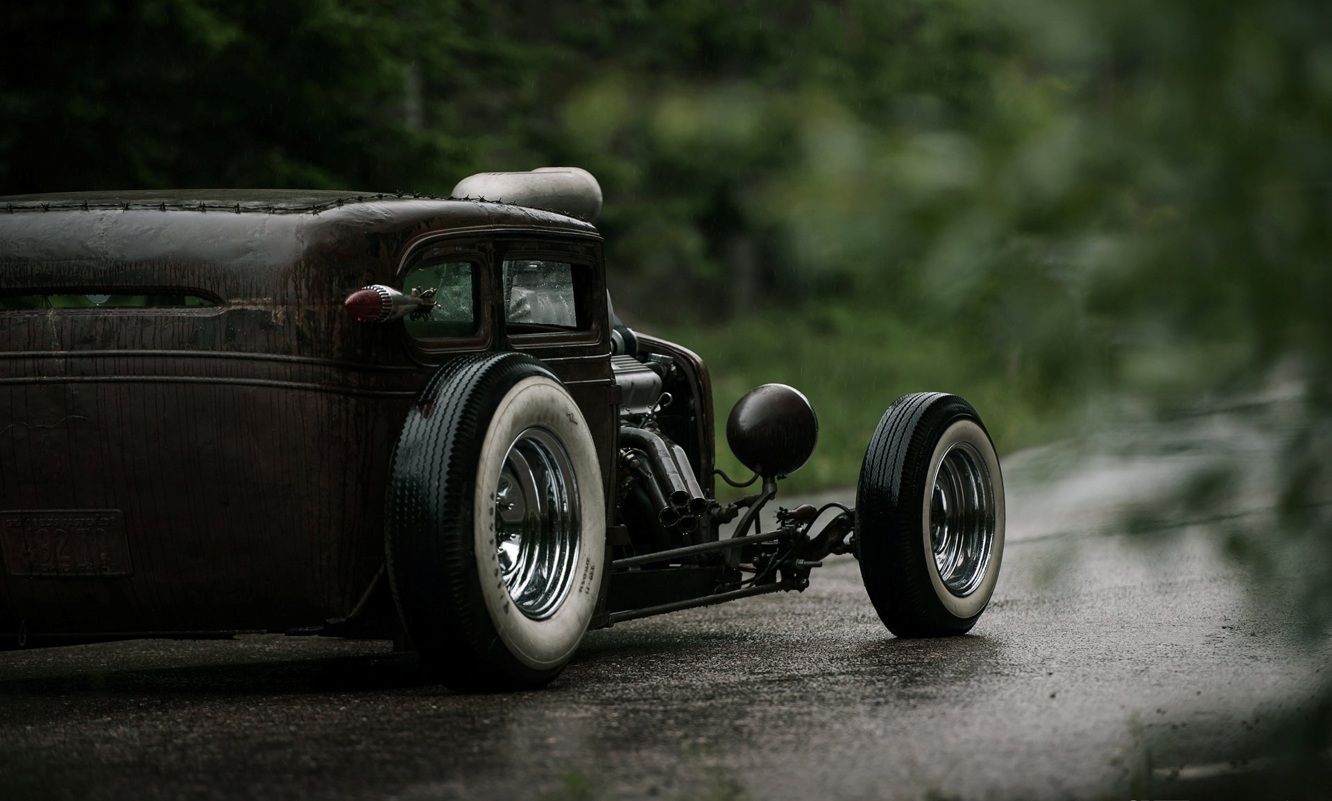 chevrolet chevrolet hot rod rat rod v6 540ci posteriore bagnato strada