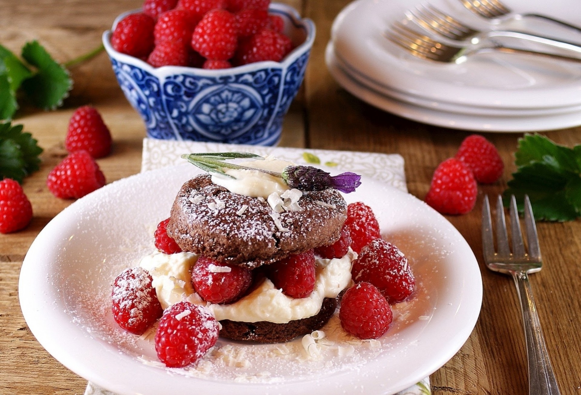 framboise gâteau baies repas doux dessert