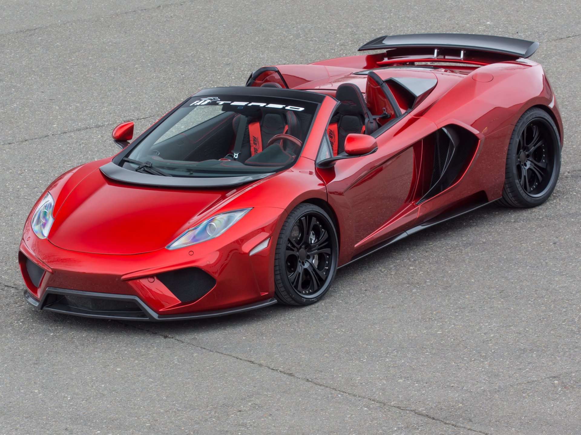 fab design mclaren mp4-12c spyder voiture tuning supercar rouge