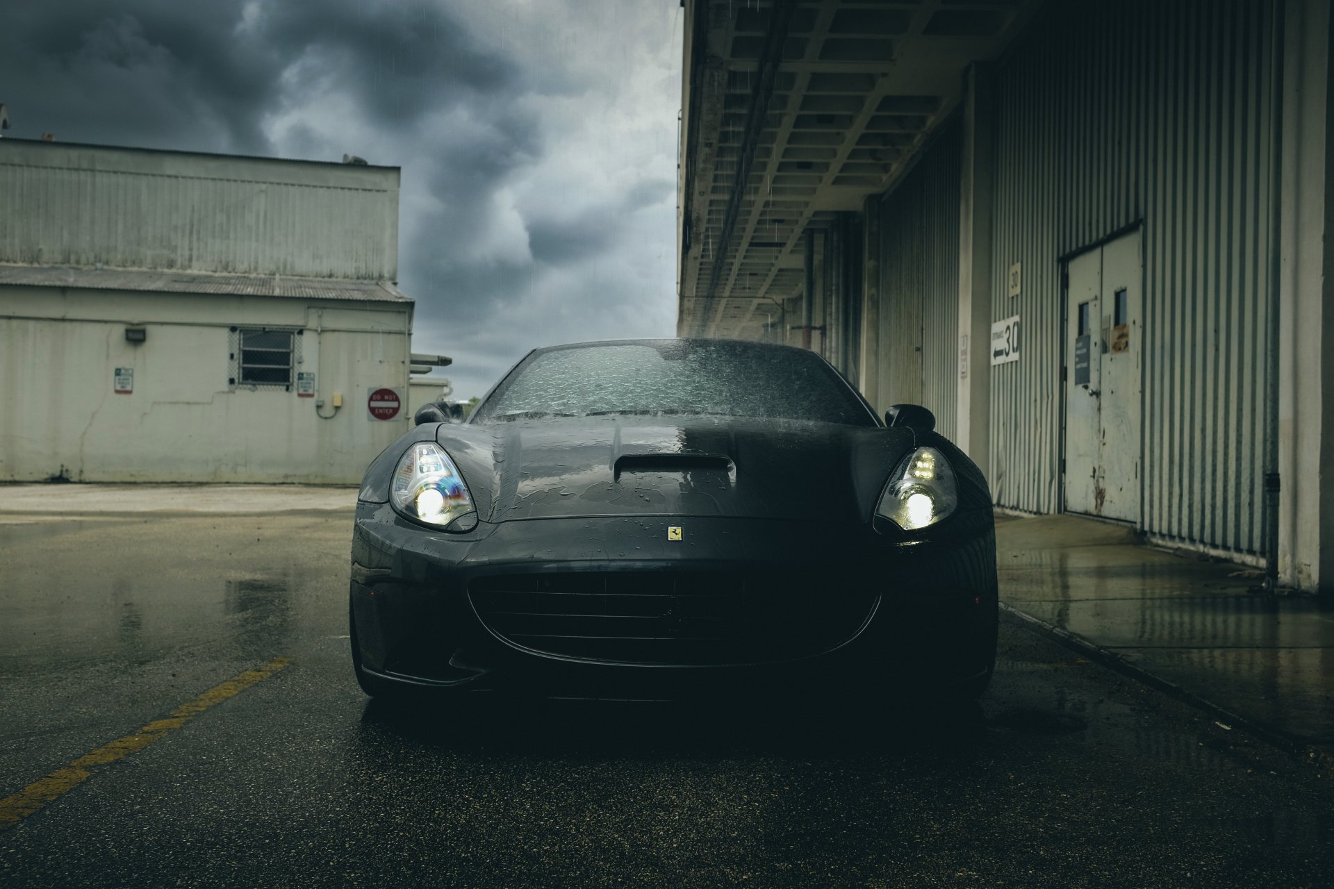 ferrari california supercar black