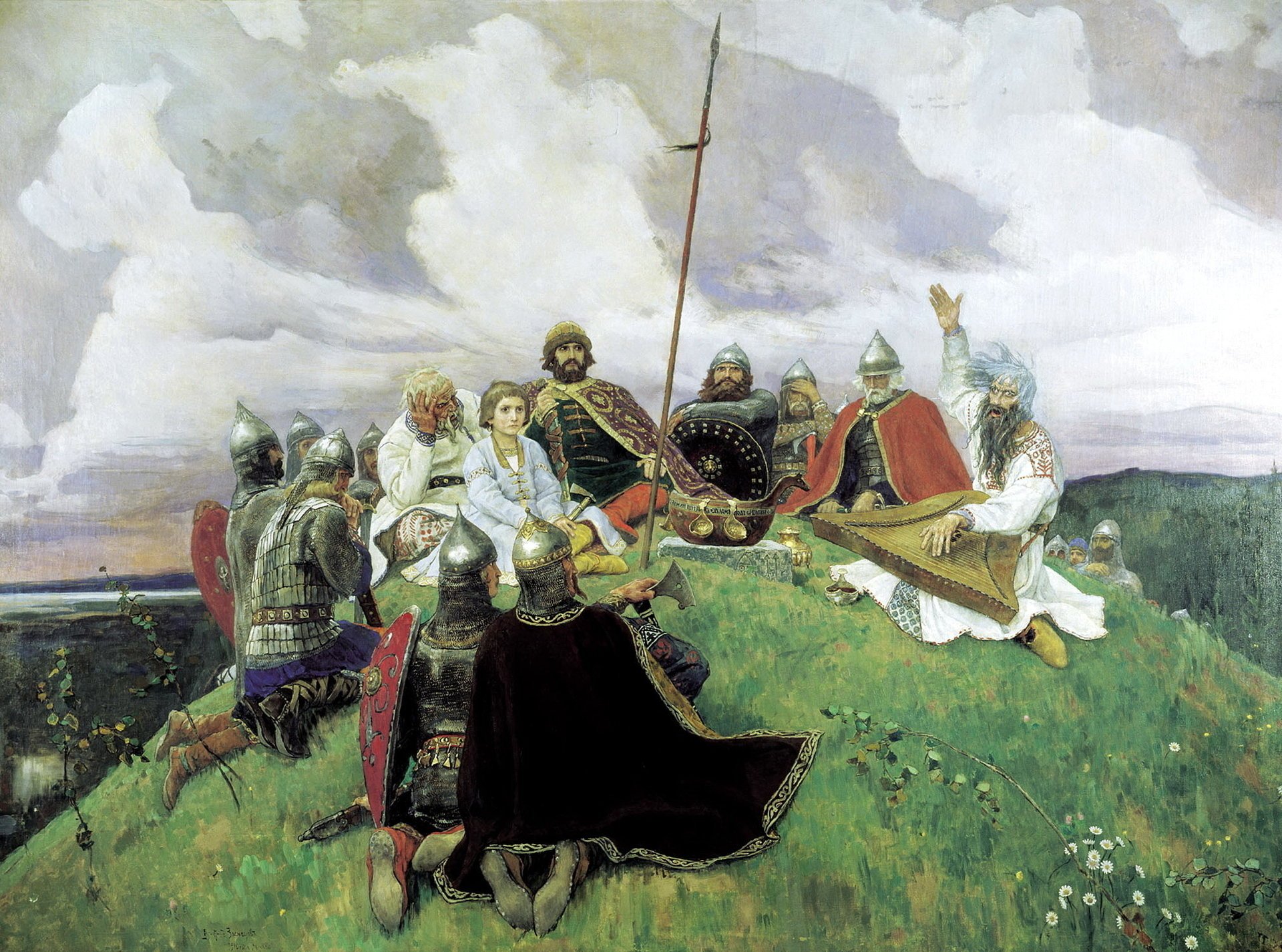 viktor vasnetsov cuento bayan historia rusa pintura