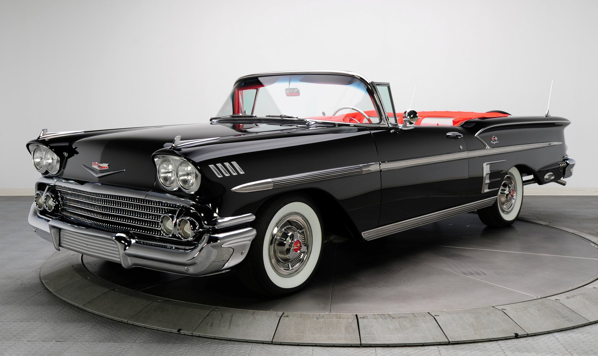 chevrolet impala cabriolet rétro 1958