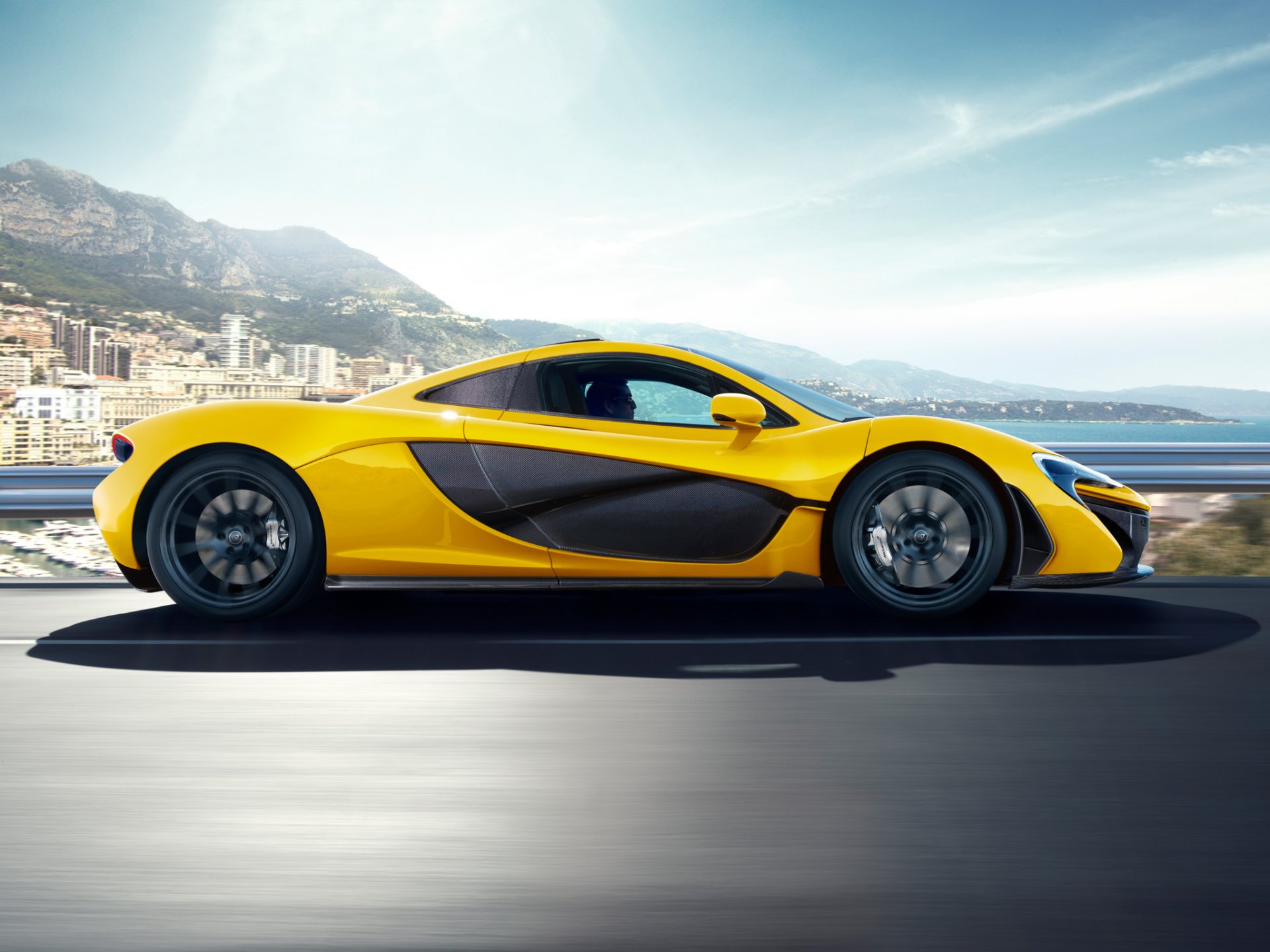 mclaren mclaren p1 vista lateral coche mclaren cielo