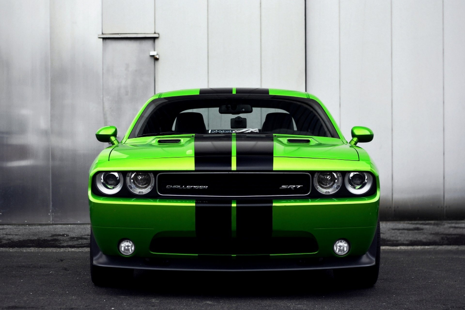 dodge challenger srt8 green car automobile muscle wallpapers hd machine vehicles dodge challenger front beautiful