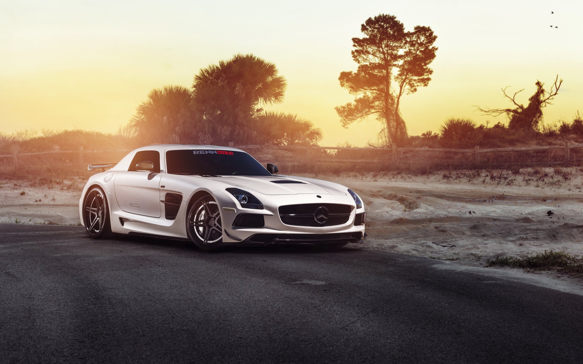 mercedes sls black series renntech тюнинг автомобиль мерседес автообои уильям стерн hq обои