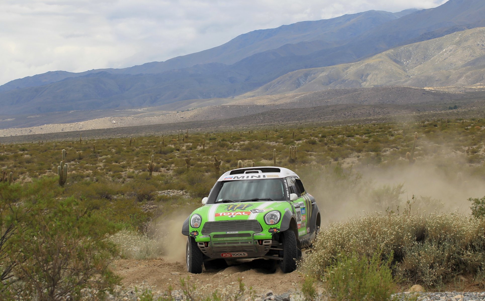 mini cooper mini mini cooper dakar rally x-raid verde corsa montagna sport