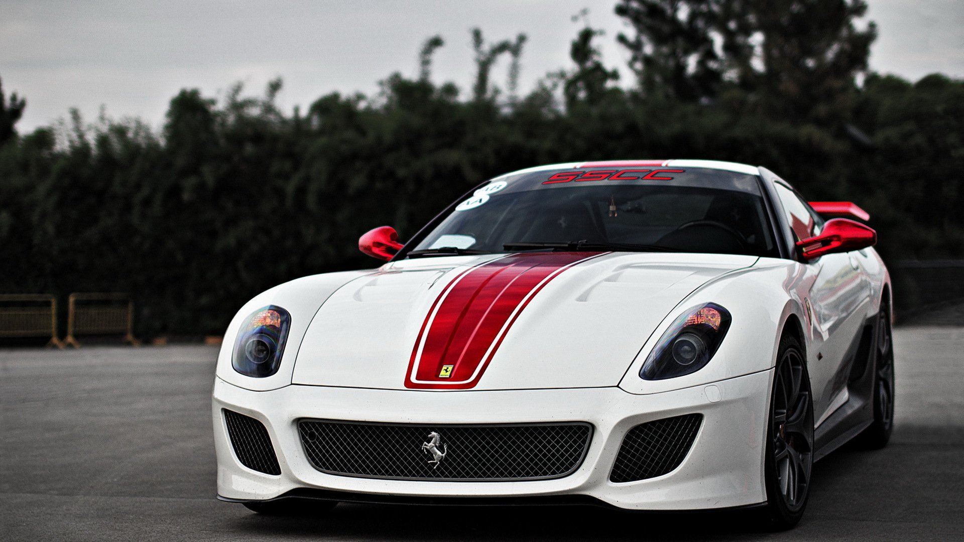 ferrari gto white supercar