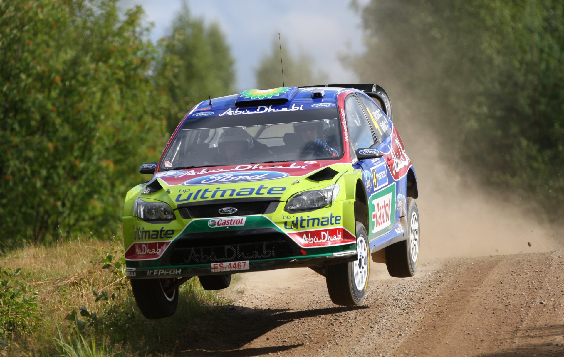 ford focus rally wrc jari-matti latvala velocità corsa vola anteriore