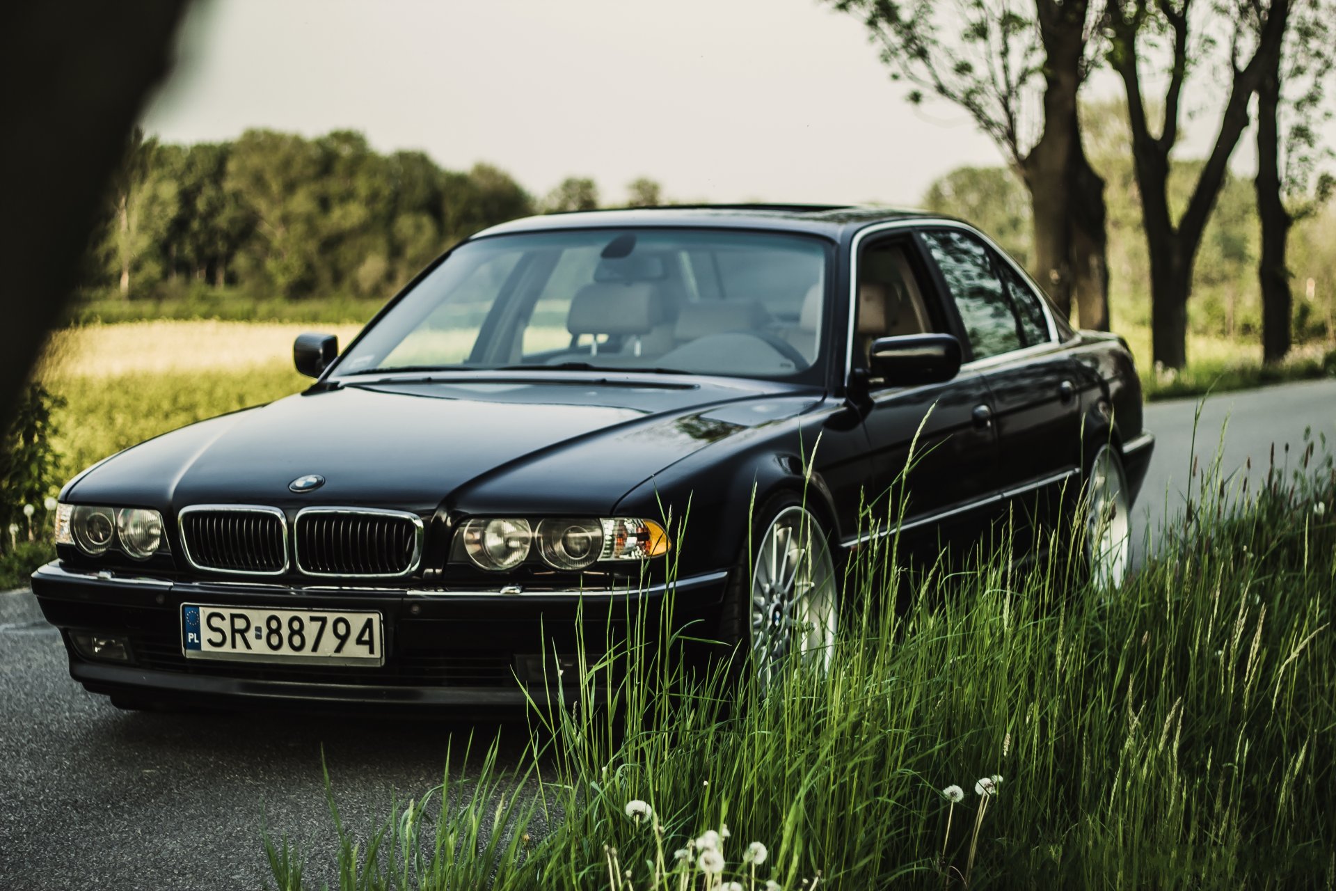 bmw e38 бумер бмв черный классика