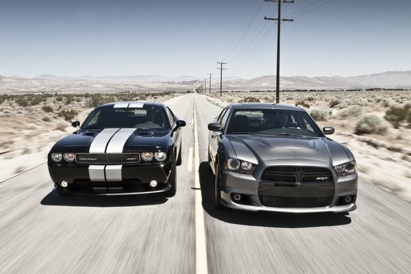 Dodge Challenger carreras de velocidad