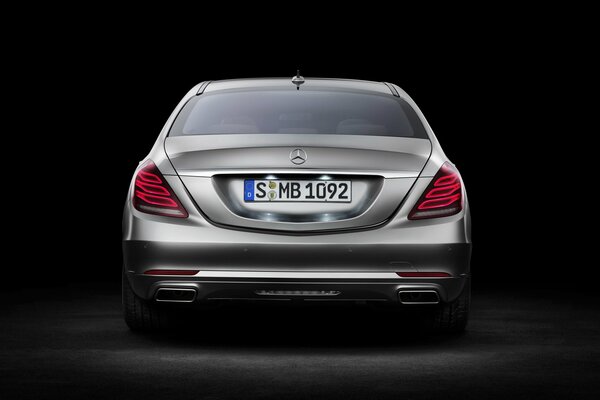 Silver Mercedes-benz S-class