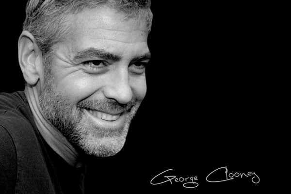 Hermosa foto de George Clooney