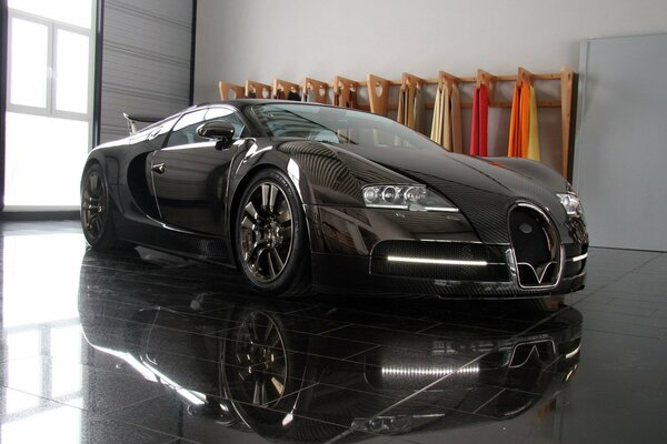 The bugatti veyron car is always on trend