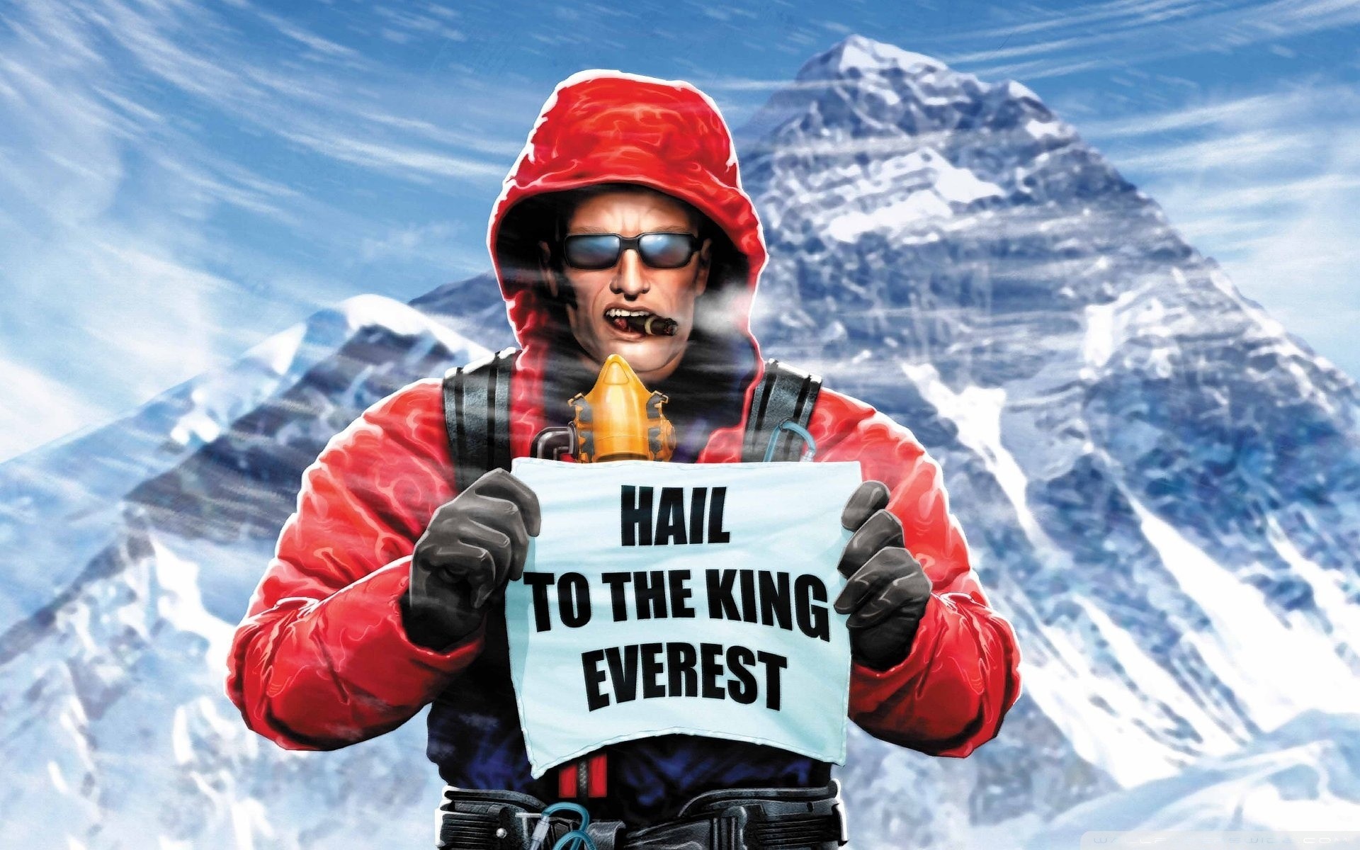 fun inscription shooter duke nukem forever everest mountain