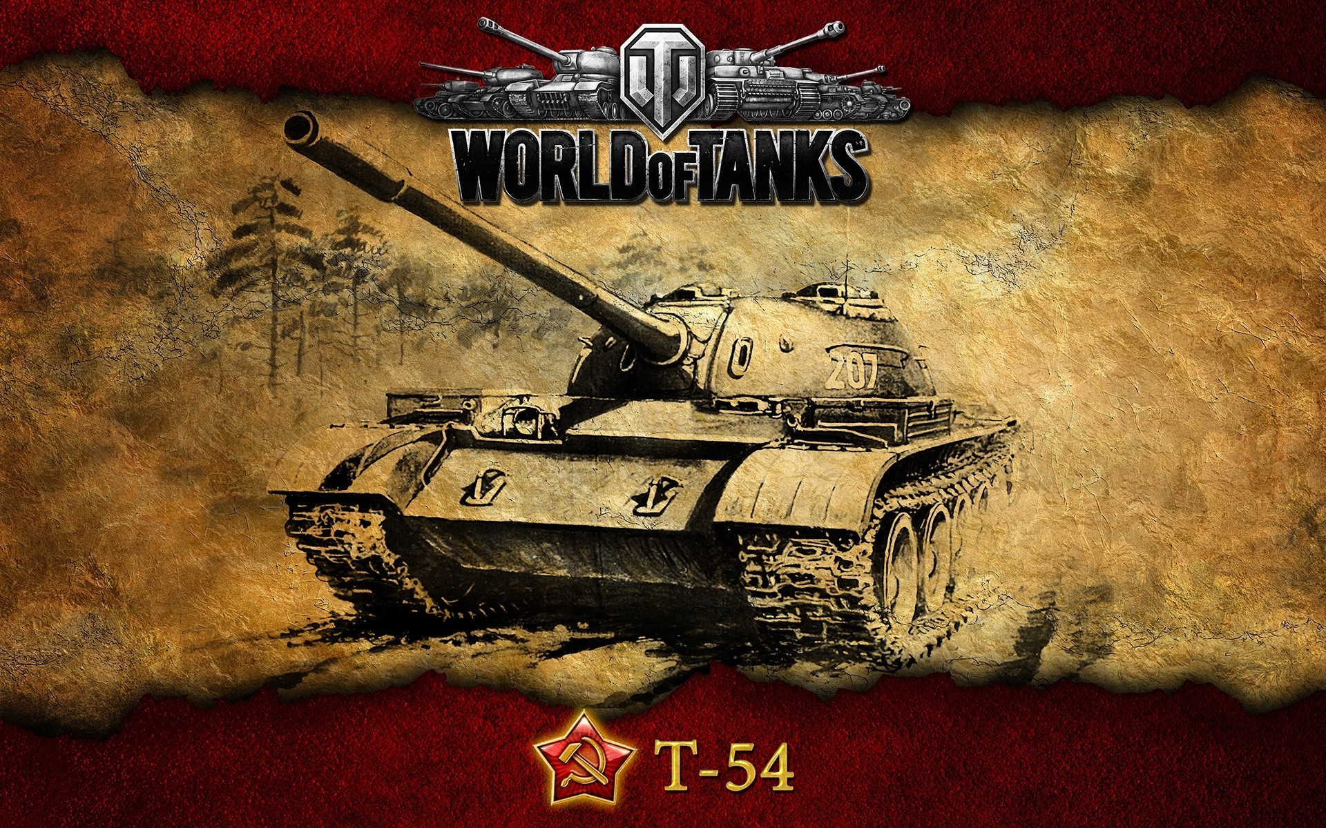 arte cucaracha mundo de los tanques tanques t-54 wot urss