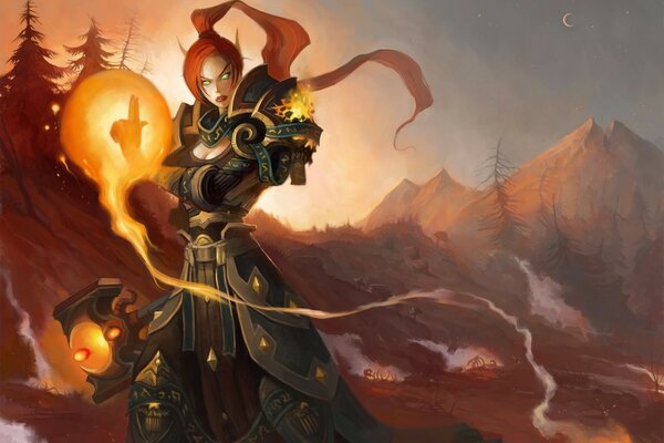 Elfo de fuego de Warcraft