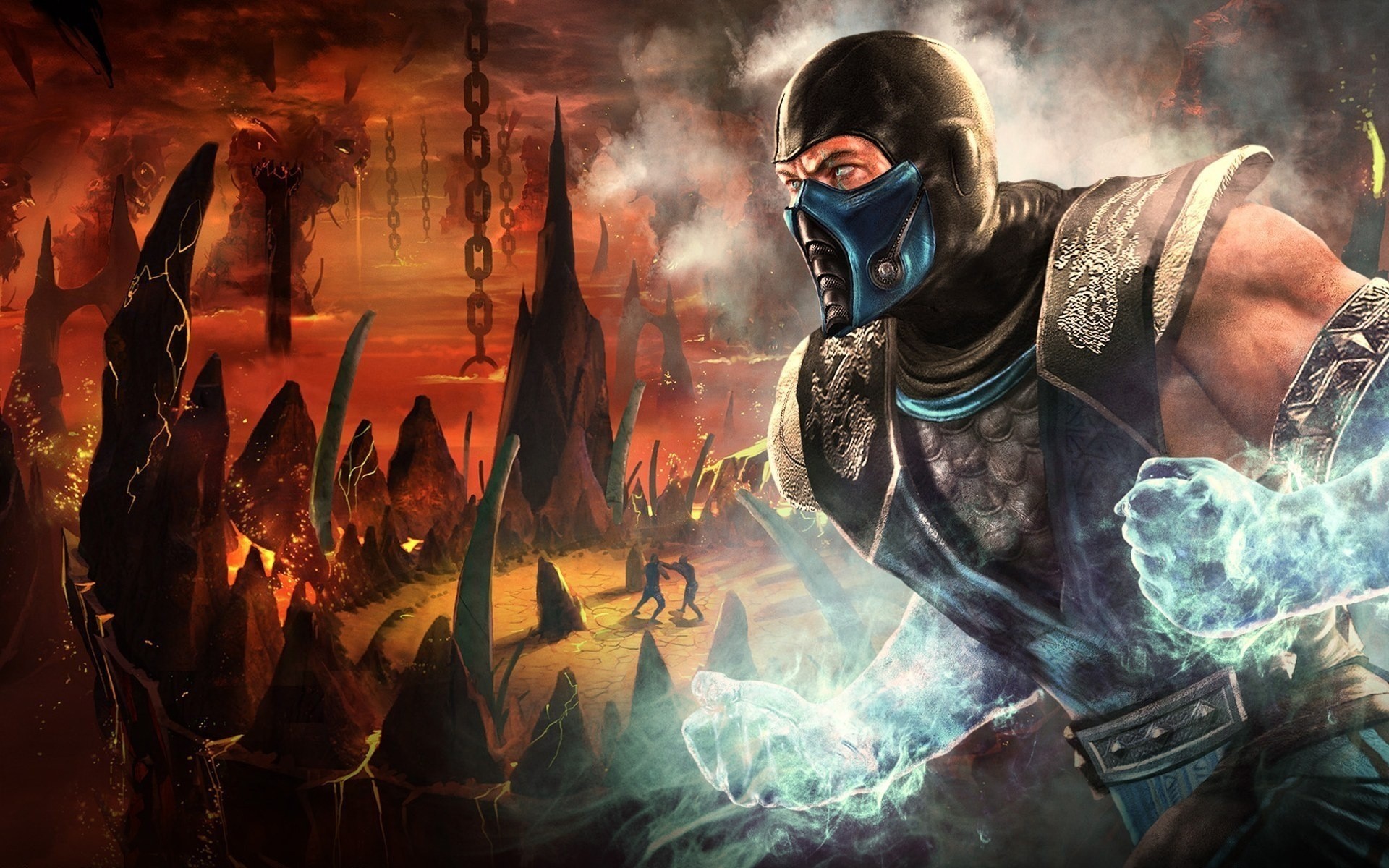 fuoco ghiaccio mortal kombat sub zero